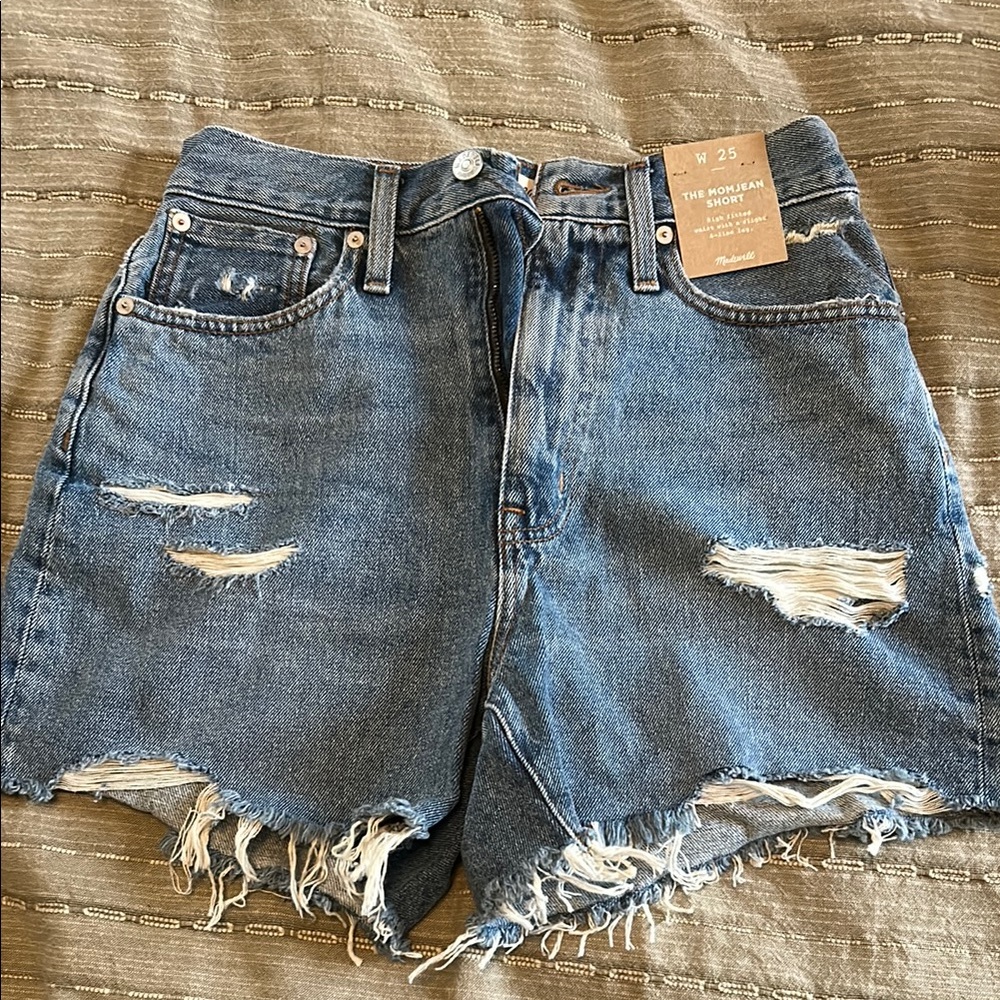 Madewell “Mom Jean” Denim Shorts NWT